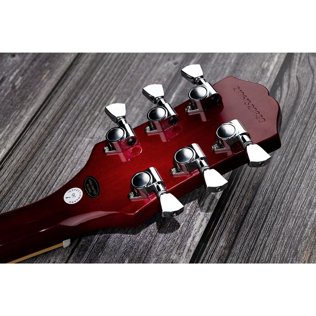 Musiclily Economy 3x3 Rotostyle Sealed Tuner Set for Epiphone Les Paul SG ES Keystone Button Chrome Guitar,
