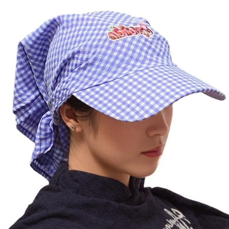 Niche Design Fashionable Sunshade Headscarf Hat Men's and Women's Caps Spring and Summer Shopping Camping Anti-sun Hat
