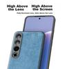 HotFire Phone Case Compatible with Meizu 20 Pro, Upgraded Skin-Like Leather Matte Lens Full Protection Silicone Case - Coral Blue