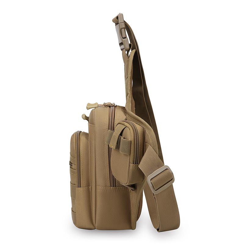 Borsa a tracolla da uomo Borsa a tracolla di grande capacità Borsa da petto sportiva multifunzionale per esterni