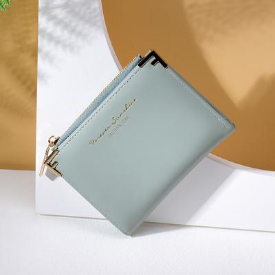 New Women's Wallet Girls Wallet Short Solid Color Simple High-end Change Bag Wallet Wallet Wallet