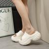 Fashion Kidmi Summer Women's Platform Sandals Heels Beach Slippers Fashion Women Flat Sandals Outdoor Soft Cloud Home Shoes For Women