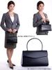 Aurora Genuine Leather Black Formal Bag, Classic Wide Black, Made In Japan, Perfect for Weddings, Funerals, Entrance Ceremonies, Graduations, and