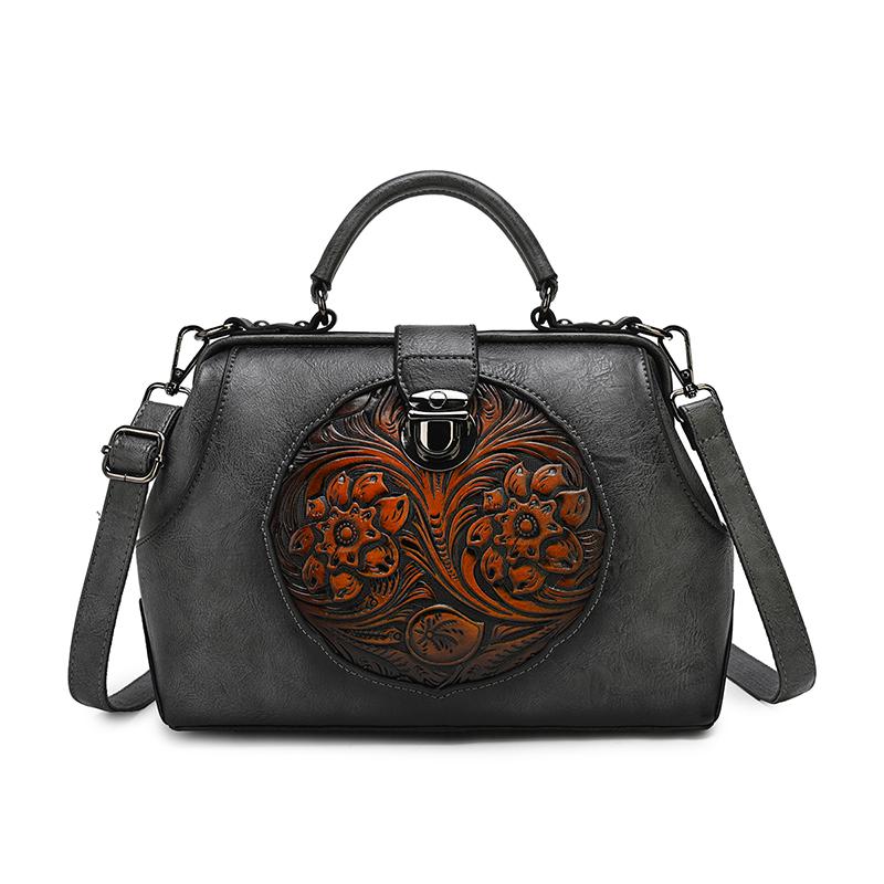 2026 Vintage Luxury Embossed Women's Tote Bags Designer Top Quality Soft Leather Women Shoulder Bag Female Crossbody Handbags