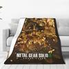 Metal Gear Solid Snake Game (1) Blanket Quality Super Soft  Throw Blanket Winter Kids Outdoor Funny Bedspread