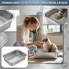 Open Ended Stainless Cats Litter Box