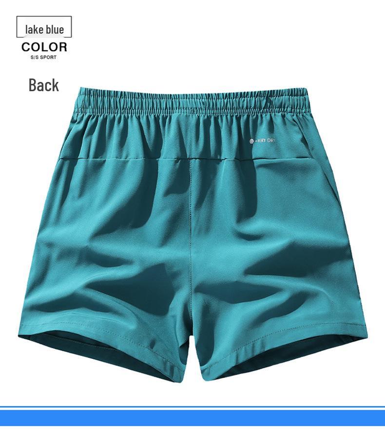 Ice Silk Summer Loose Sports Shorts for Men & Women - Casual Outdoor Beachwear