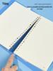 Comfortable Colorful Loose-Leaf Binder: B5/A4/A5, Detachable & Replaceable Pages, Ideal for College Students Studying for Exams