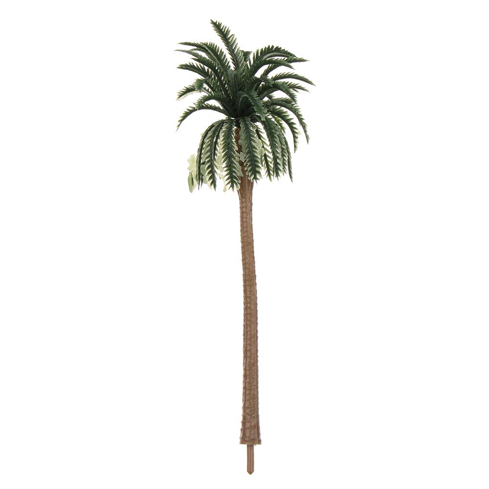 5er-Set neue DIY-Dekorations-Miniaturpflanzen, Kokospalmen, Bonsai-Kunststoff, Mikrolandschafts-Pflanztöpfe, Modell