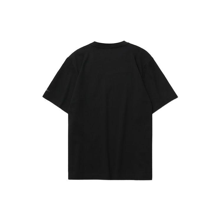 Li-Ning Sports Fashion Series Round Neck Pullover Short Sleeve T-Shirt Men Tops Black AHSR403-2
