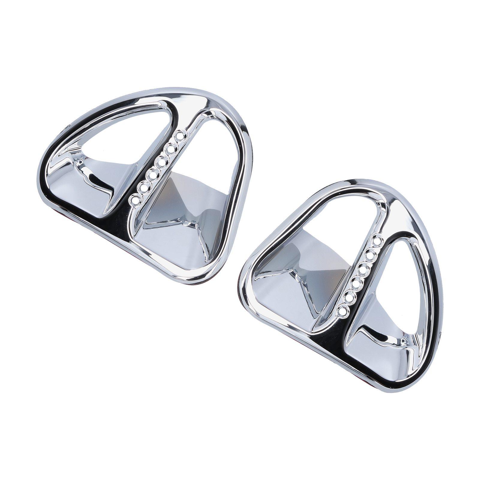 

Пара хромированных крышек воздухозаборника для мотоцикла, замена для Honda Gold Wing GL1800 20012011