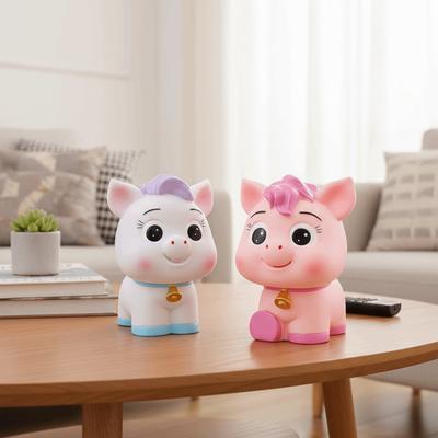 Horse Ornaments Unbreakable Horse Money Jar Cute Decorative Animal Piggy Bank Good Luck Money Saving Box Boys Girls