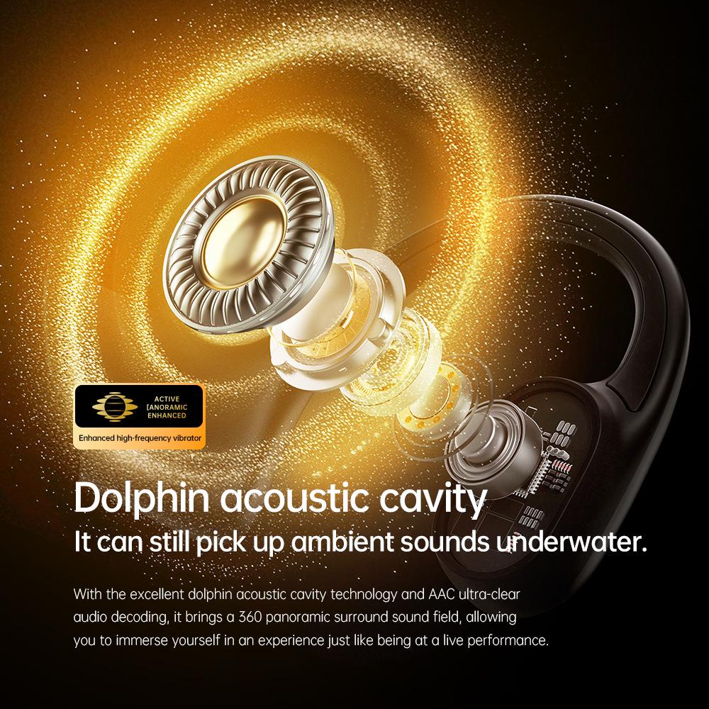 S7 Waterproof Bone Conduction Headphones: Long Battery, In-Earless Bluetooth for Swimming & Sports