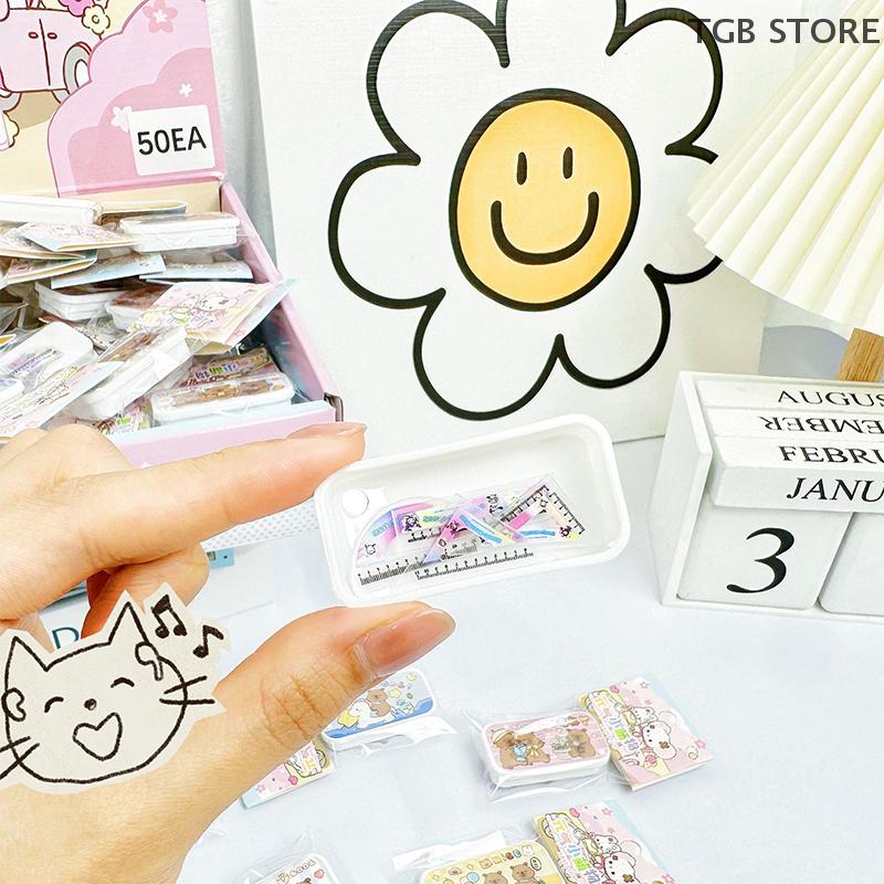 5Pcs Dollhouse Simulated Pencil Case Pretend Model Miniature Stationery Set Pendant Play  Mini Stationery Box Lifelike Design