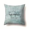 Modern Painted Simple Household Car Polyester Pillow Case Car Decoration Home Printed Waist Pillow Case