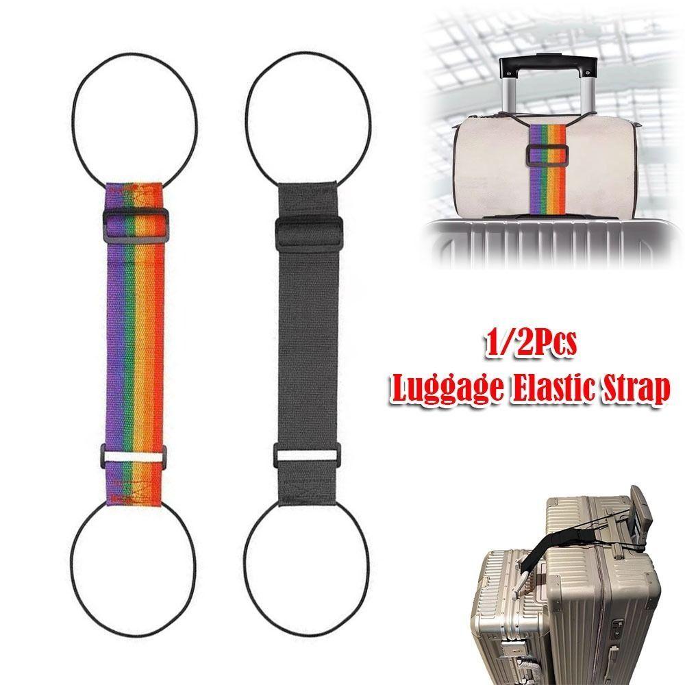 1/2Pcs Versatile Luggage Elastic Strap Reusable Adjustable Luggage Connector Straps Luggage Packing Straps Luggag Accessories