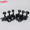 1 Set GUYKER Schwarze Locking-Gitarrenmechaniken Stimmmechaniken Übersetzungsverhältnis 1:18