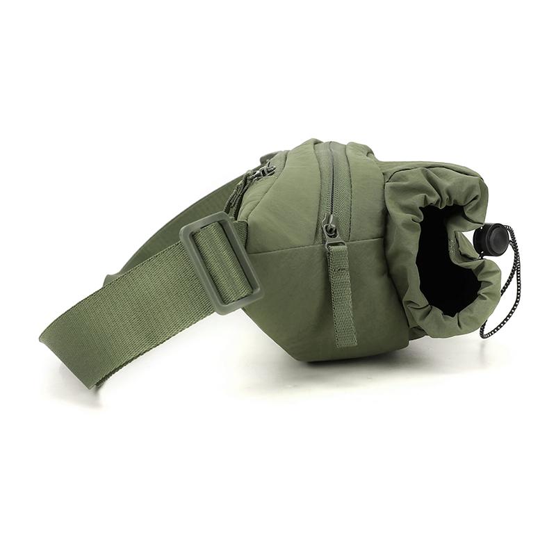 Men's Outdoor Waist Bag Water Kettle Bag Solid Color Mobile Phone Bag Chest Bag Crossbody Bag