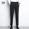 Luomeng Herren Four-Way-Stretch Straight-Leg Freizeithose