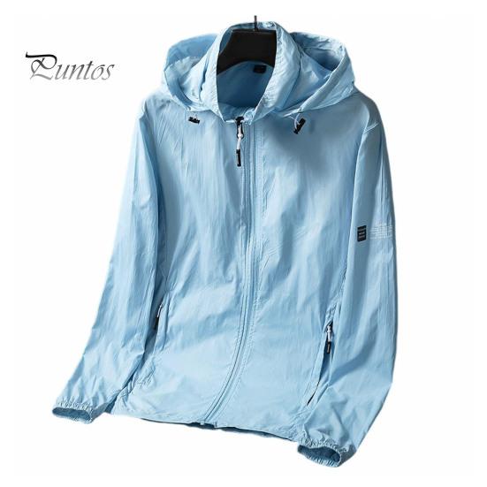 

Летнее уличное солнцезащитное пальто с капюшоном и длинными рукавами на молнии, однотонное пальто с покрытием на 360 градусов, ледяной шелк, анти-УФ-защита 3XL синий