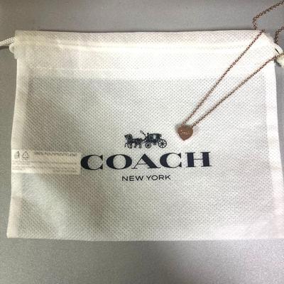 Used [Good Condition] Heart Necklace Pink Gold