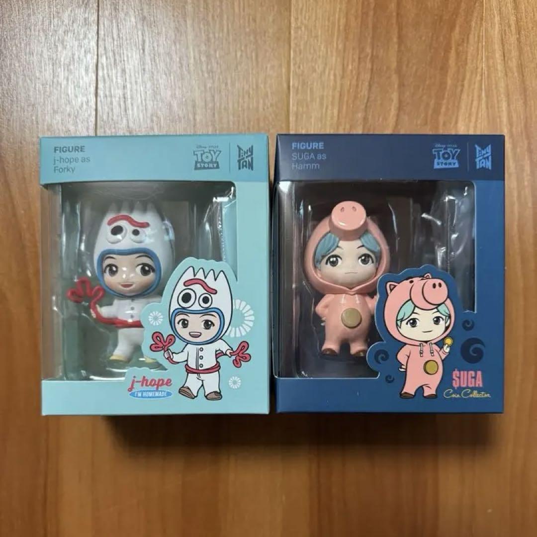 

[Б/У] Фигурки BTS TinyTAN j-Hope и Suga