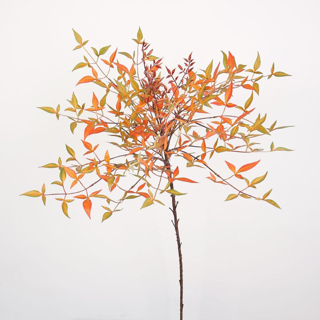 Artificial Nandina Domestica Green Plant: New Chinese Style Decorative Potted Shrub for Home or Hotel