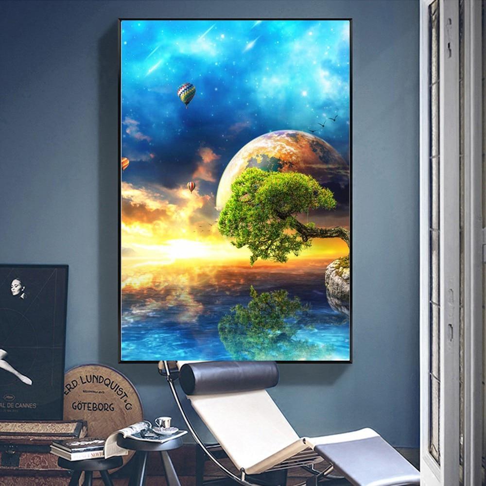 5D Diamond Painting Landscape Earth Full Round Embroidery Sale Picture Rhinestone Diamond