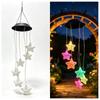 Oval Wind Chime Light Star Solar Decorative Lamp Hanging Solar Lamp  For Decorating Your Home