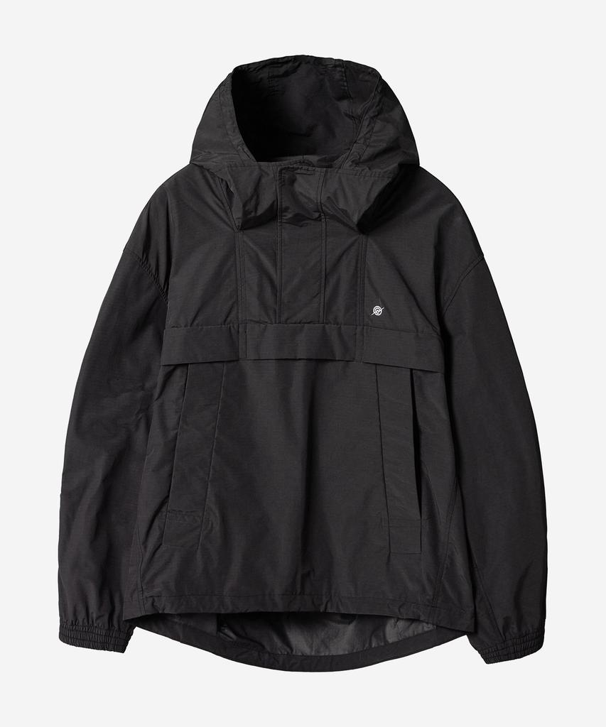 Kalapatthar Nylon Rib Pullover Jacket - Black