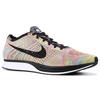 Nike Flyknit Racer 'Multicolor' 2013 (Unisex) Dark Grey / Black-Bl Glow-Pnk Fl Running Shoes 526628 004