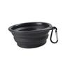 Dogs Feed Supplies Folding Silicone Bowl Portable Puppy Water Container with Carabiner Folding Cats Bowl Travel Pets Accessories