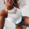 European and American Summer New Casual Fashion Vacation Style Solid Color Sling Vest