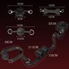 Sex Bondage Set Handcuffs + Footcuffs + Gag SM BDSM Dog Bones Silicone Gag Balls Drooling Sex Furniture Couple Play Toys Cosplay