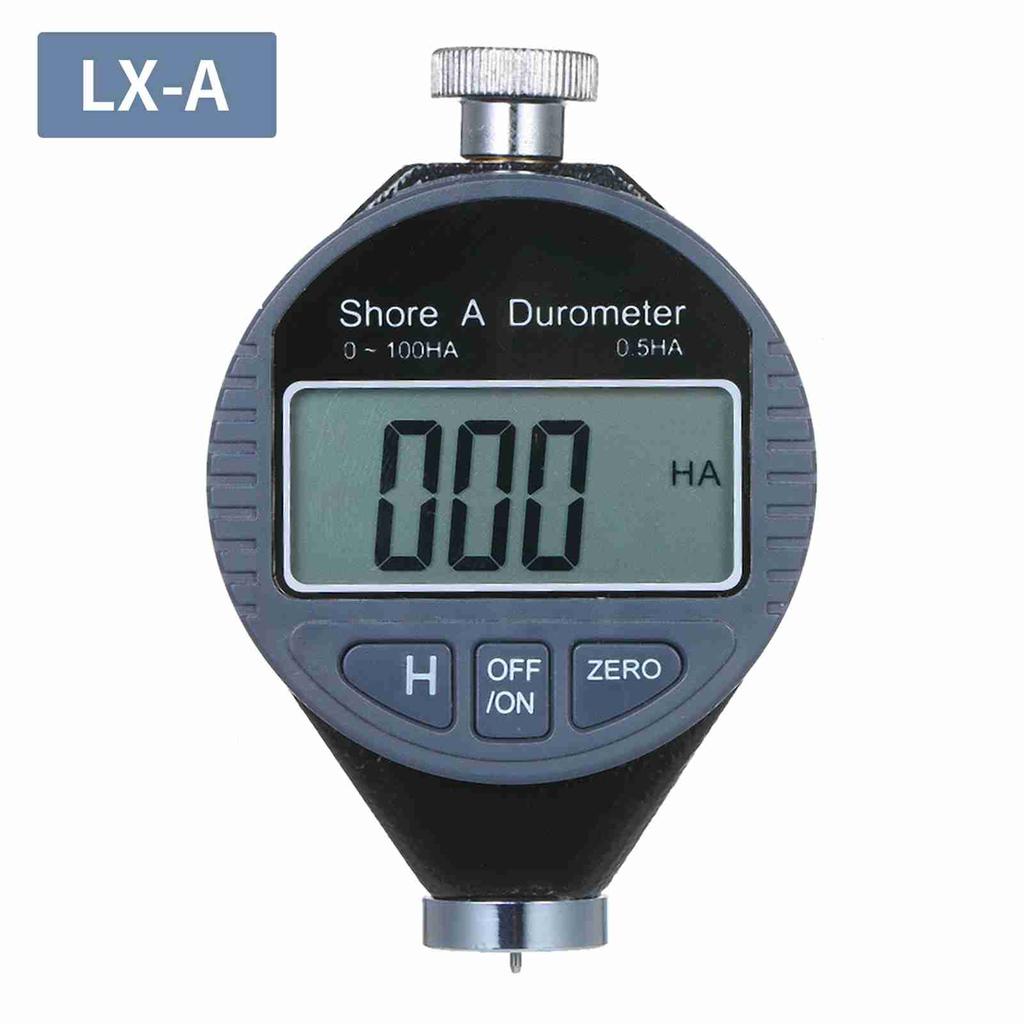 Portable 0 100HD Shore D Hardness Tester Meter Digital Durometer Scale for Rubber Tire Plastic Flooring with Large LCD