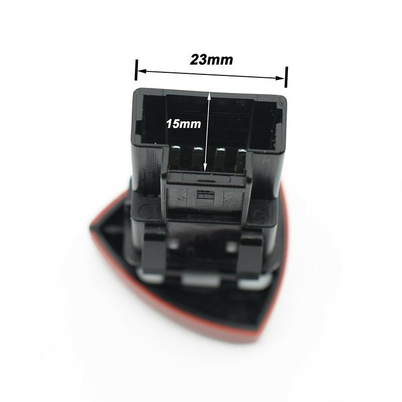 4 Pin Hazard Light Switch For VAUXHALL Movano Mk1 (A) Combi (X70) 2001-2009/For OPEL Movano A Dumptruck (X70) 2003-2020