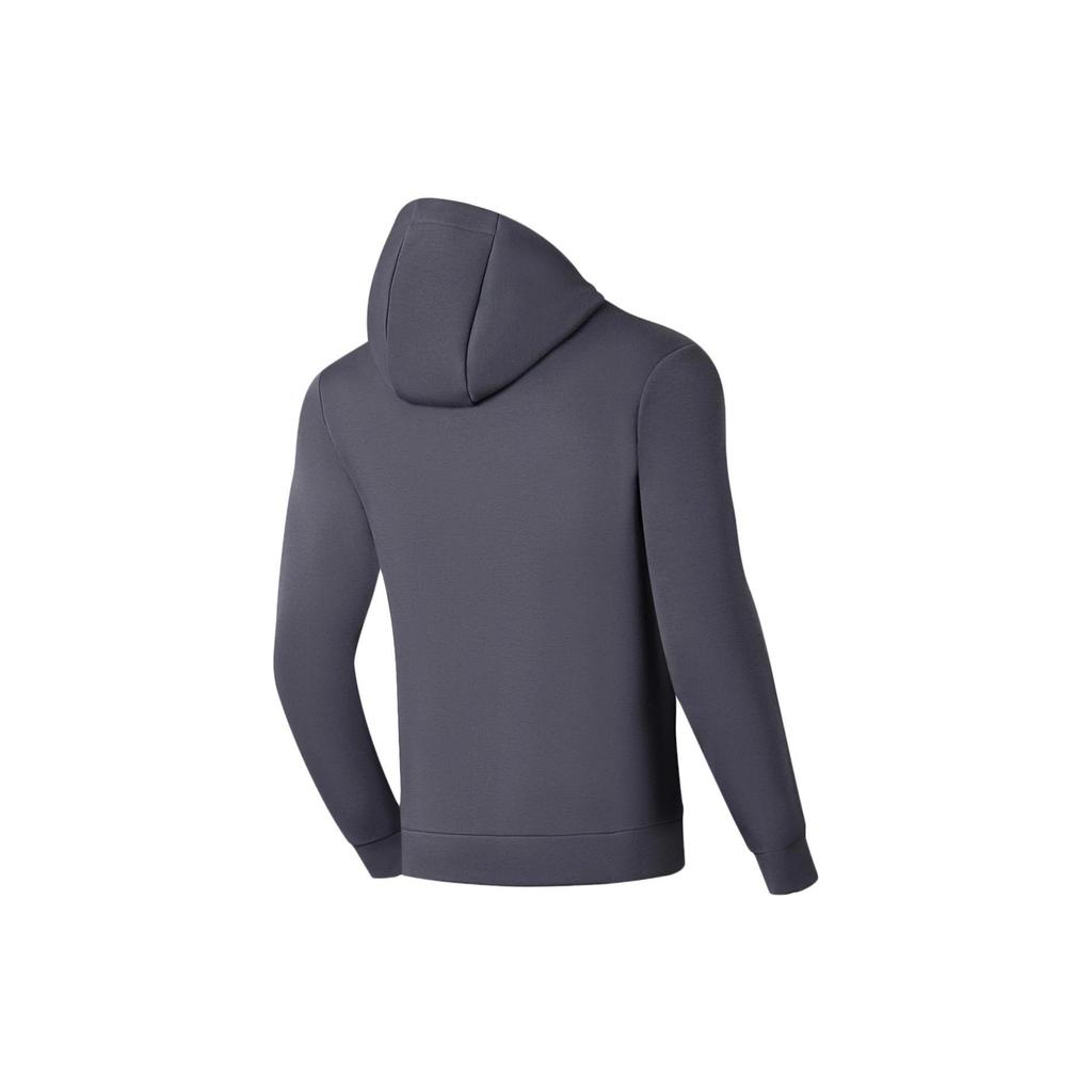 Li Ning Fitness Series Sweatshirts Men's Surface Gray Hooded Moderate Regular AWDT113-10