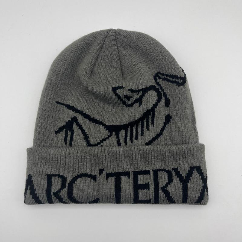 Mei Letter knitted hat, European and American autumn and winter dinosaur pattern thermal pullover hat