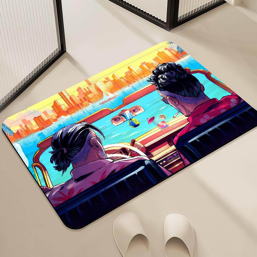 Door Mat Bedside Cool Entrance Bath Floor PNL Rapper Decoration Corridor Door Mat Carpet Living Room Balcony