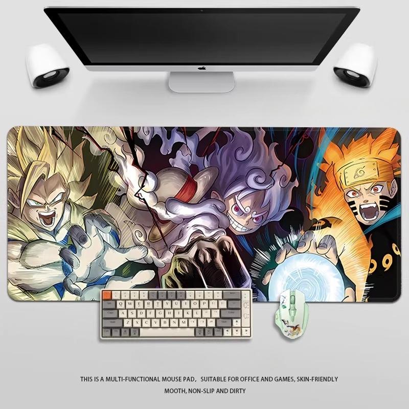 Çizgi Film Anime Dragon Ball Deri Mouse Pad Son Goku Yüksek Çözünürlüklü Baskı Ofis Masası Pedi Büyük Boy Kilitli Kenar Oyun Mouse Pad Dizüstü Bilgisayar Klavye Pedi
