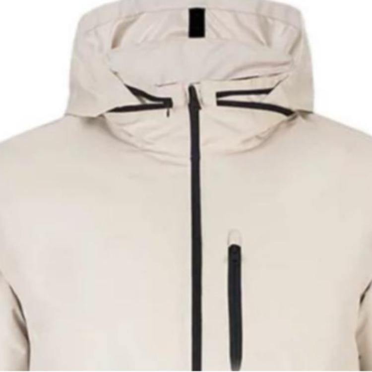 Under Armour Solid Zip Hooded Down Jacket Men Outerwear Off-White 1328241-342
