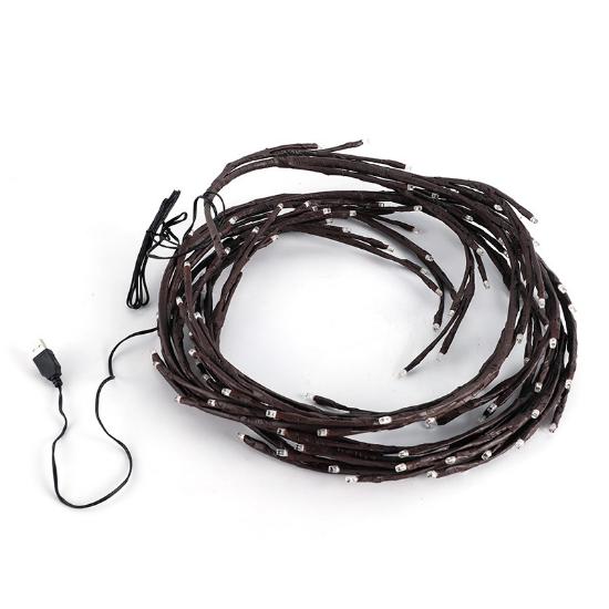 New LED Branch Light, Rattan Light, Flexible Shape Light, Room Wall Decoration Light, Atmosphere Light, and Color Light