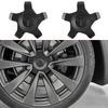 4pcs 22 Inch For Tesla Model X Car Wheel Center Hub Cap Emblem Cover Vehicle Tire Badge Hubcaps Decor Accessories Auto Styling