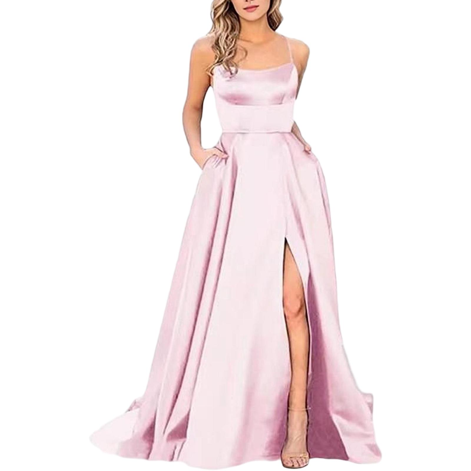 

European And American Long Bridesmaid Dress, Slimming Off-shoulder, Fashion Bridesmaid Group Evening Dress L
