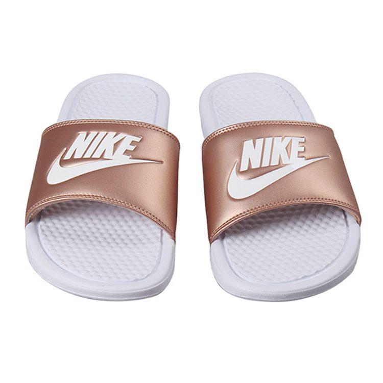 Nike Benassi Jdi 'Metallic Red Bronze' Women's 343881-108