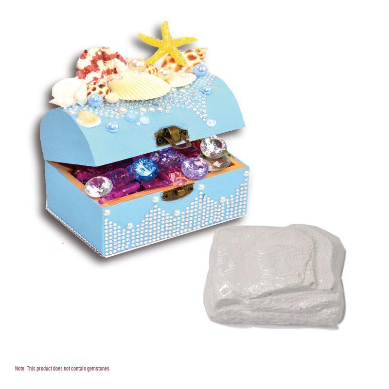 DIY Mystery Egg Puzzle Treasure Chest: Creative Wooden Storage Box & Lucky Bag Gift for Kids