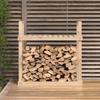 Vidaxl Stojak Na Drewno, 110X35X108,5 Cm, Lite Drewno Sosnowe