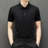 Summer Clothing Summer Casual Men's Short-sleeved Ice Silk Shirt for Young and Middle-aged People Casual Stylish Slim Shirt