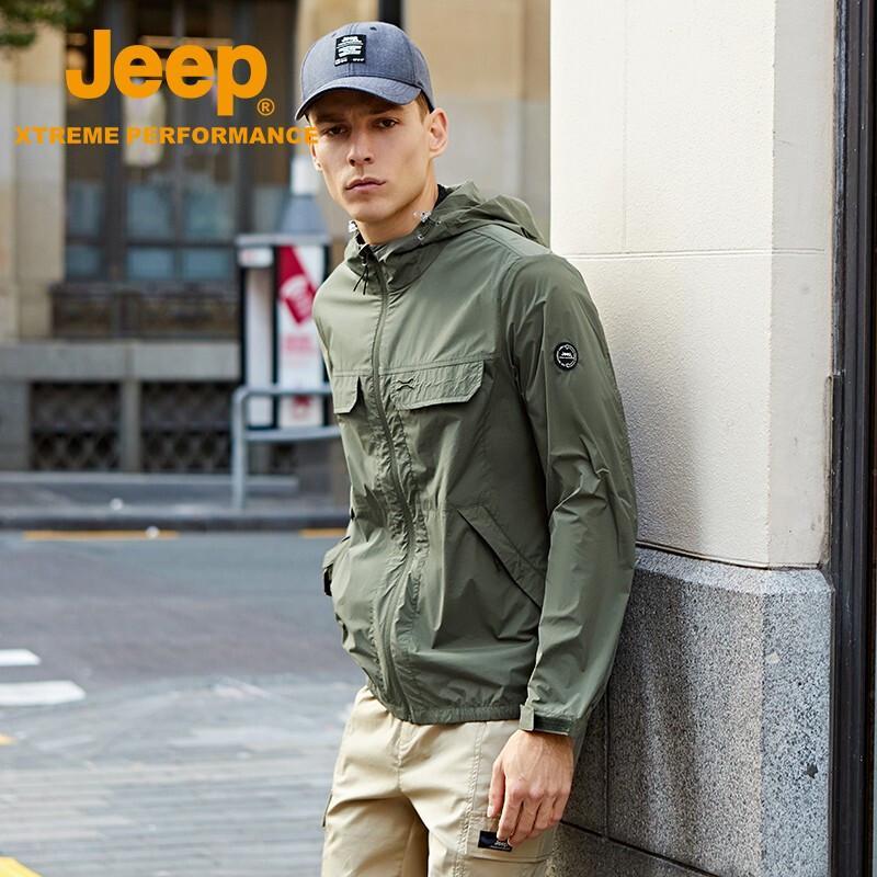 Jeep Men's Outdoor Breathable Sun Protection Jacket