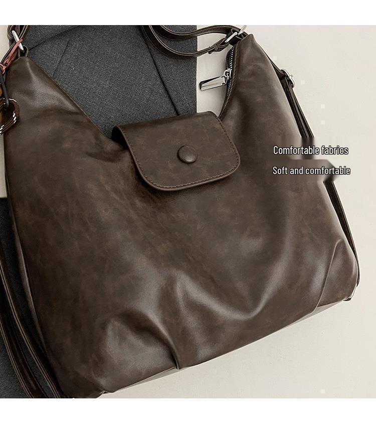 Vintage Large-Capacity Women's Commuter Backpack & Tote